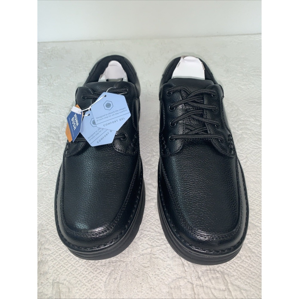 Nunn Bush Cameron Moc Toe Oxford Shoes Lightweight Black 10 M Comfort Gel